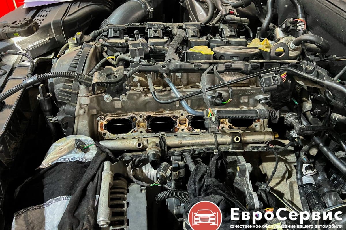 Орехоструйная очистка — фото из автотехцентра «Евросервис»
