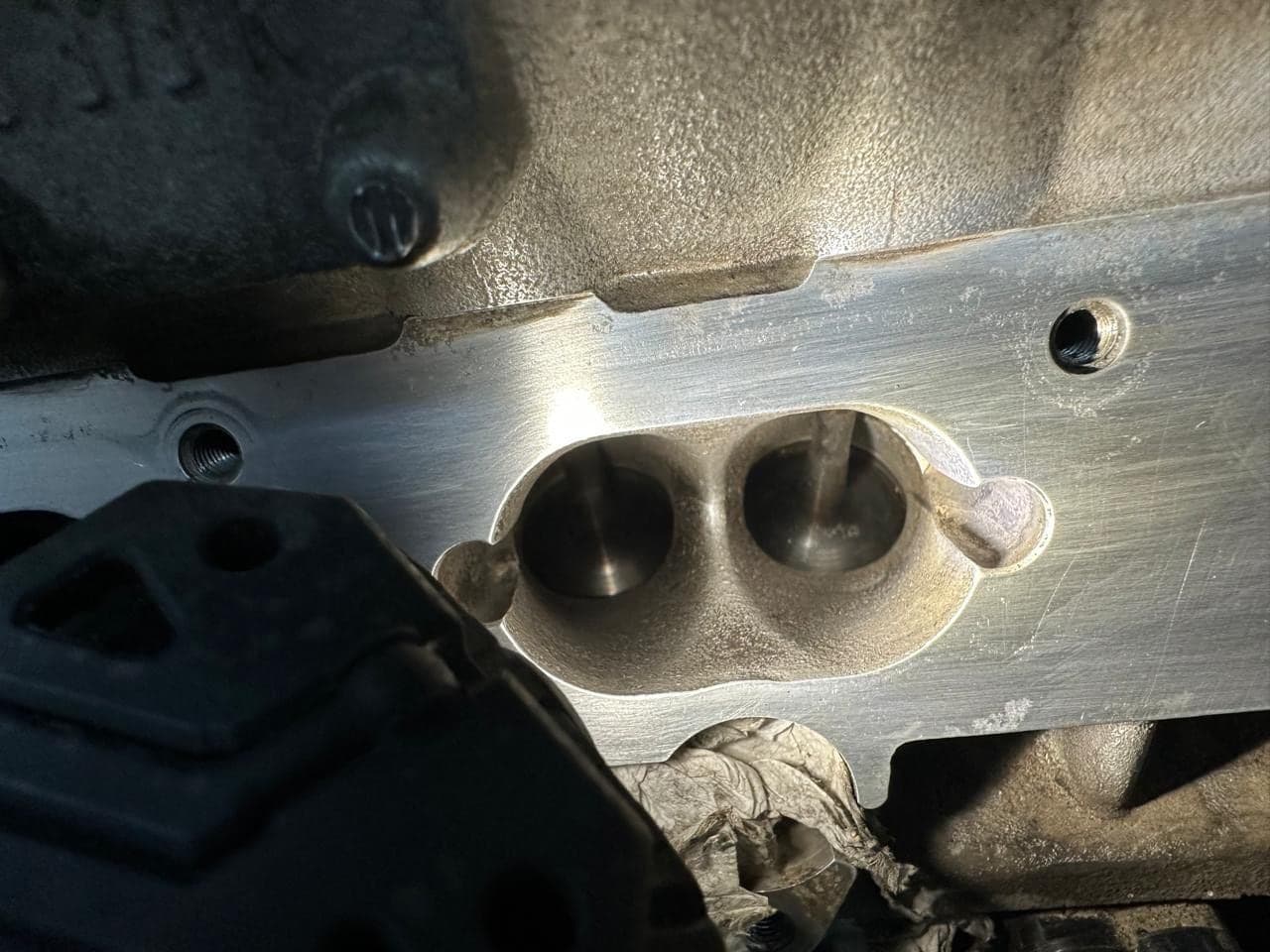 Чистка впуска на Skoda Octavia орехоструем